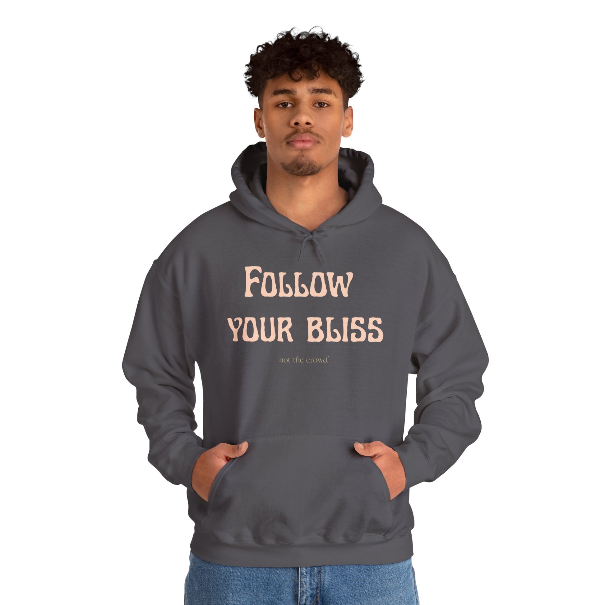 Hoodie — "Follow Your Bliss" Cozy Inspirational Pullover - Fortunate Lemon Shop
