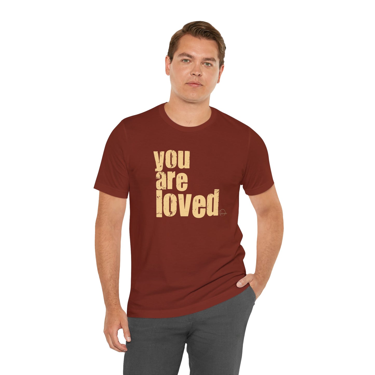 You Are Loved Tee — Positive Message Graphic T-Shirt - Fortunate Lemon Shop
