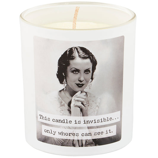 Whores Candle | Vintage Photograph Double Sided Design | Soy Wax - Fortunate Lemon Shop