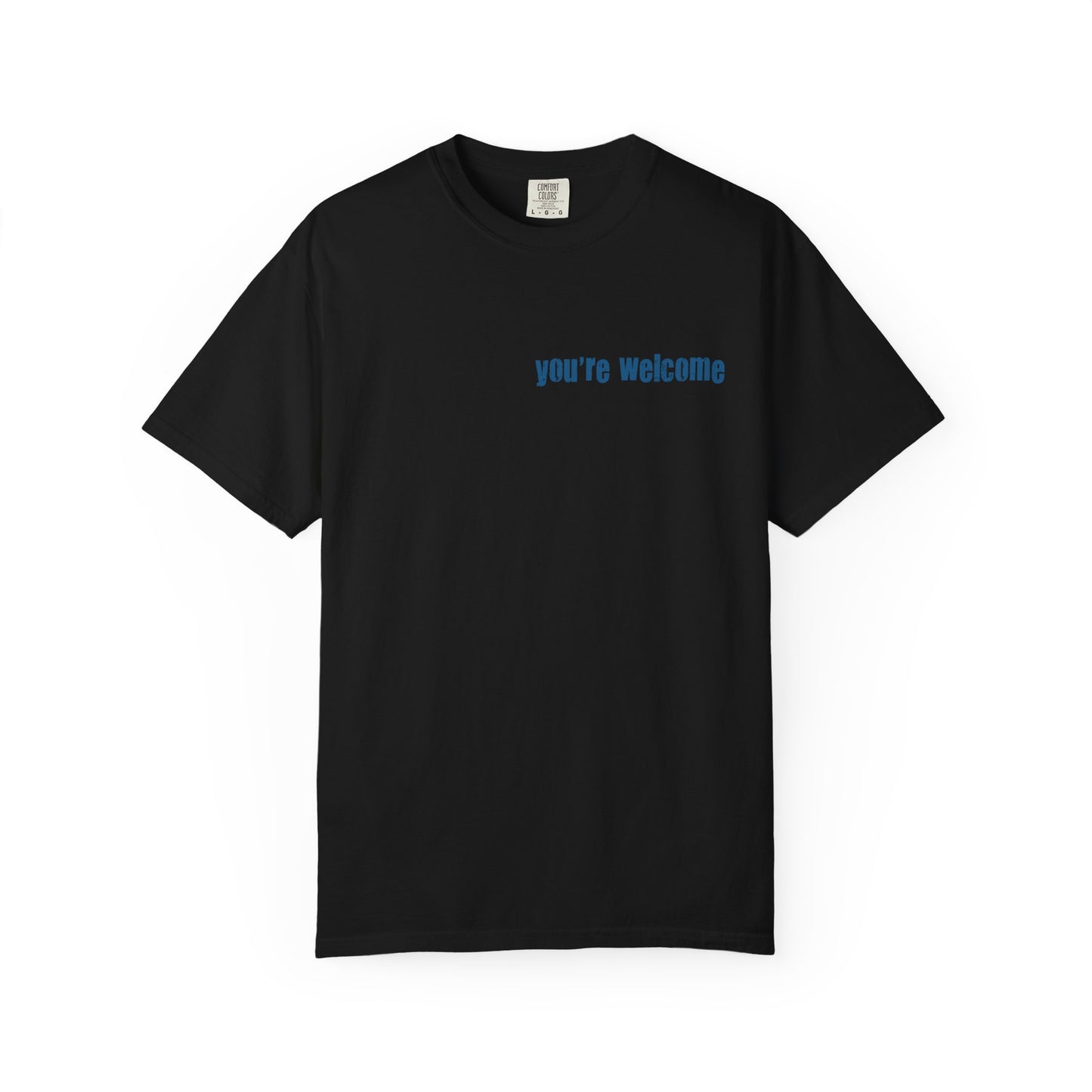 T-Shirt — “You’re Welcome” Motivational Graphic Tee (Back Quote: "I Can’t Make People Like Me…") - Fortunate Lemon Shop