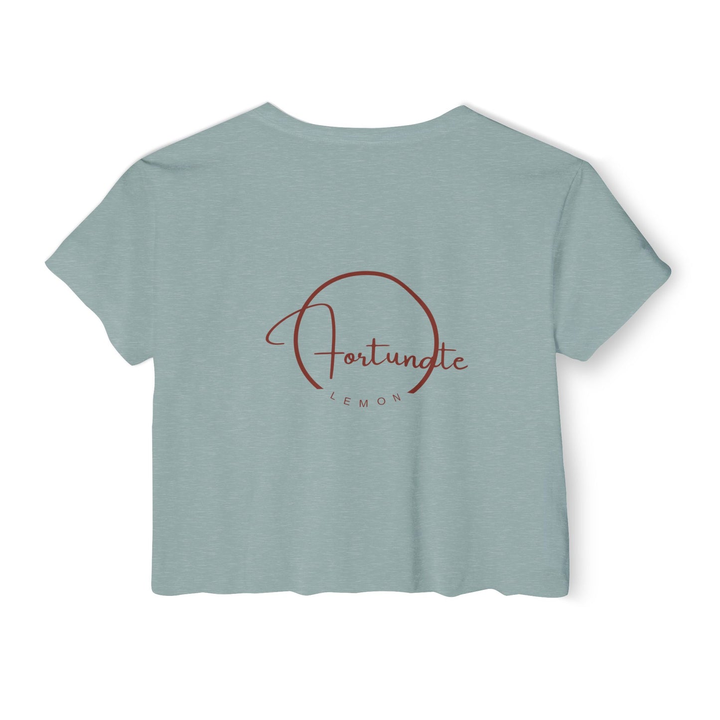 Fortunate Vibes Crop Top — Women's Festival Boho Graphic Tee - Fortunate Lemon Shop
