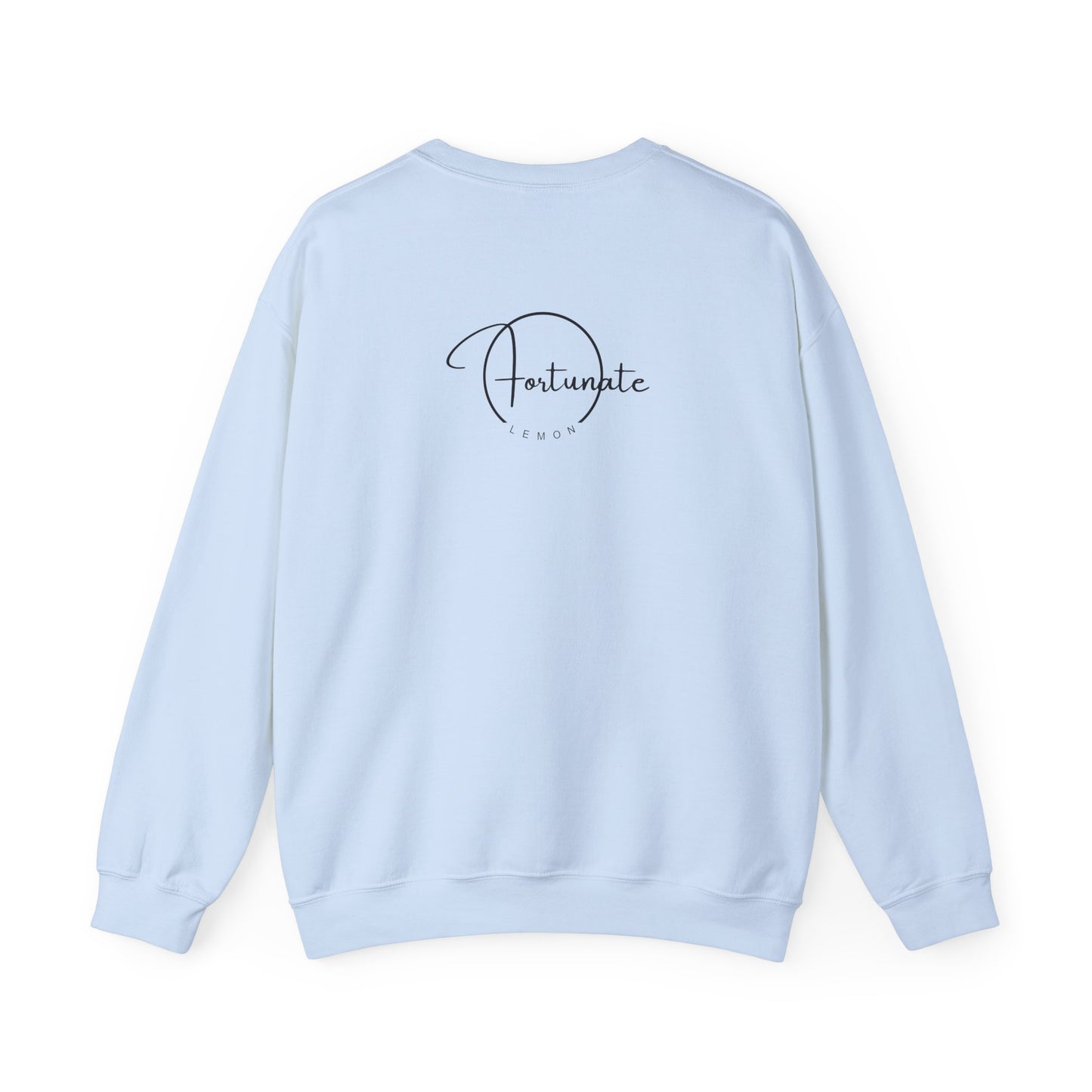 Crewneck Sweatshirt — “we can be heroes” Inspirational Vintage Text Pullover - Fortunate Lemon Shop