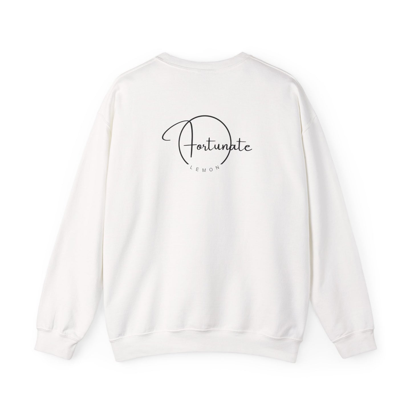 Grateful AF Crewneck Sweatshirt — Minimalist Thankful Graphic Pullover - Fortunate Lemon Shop