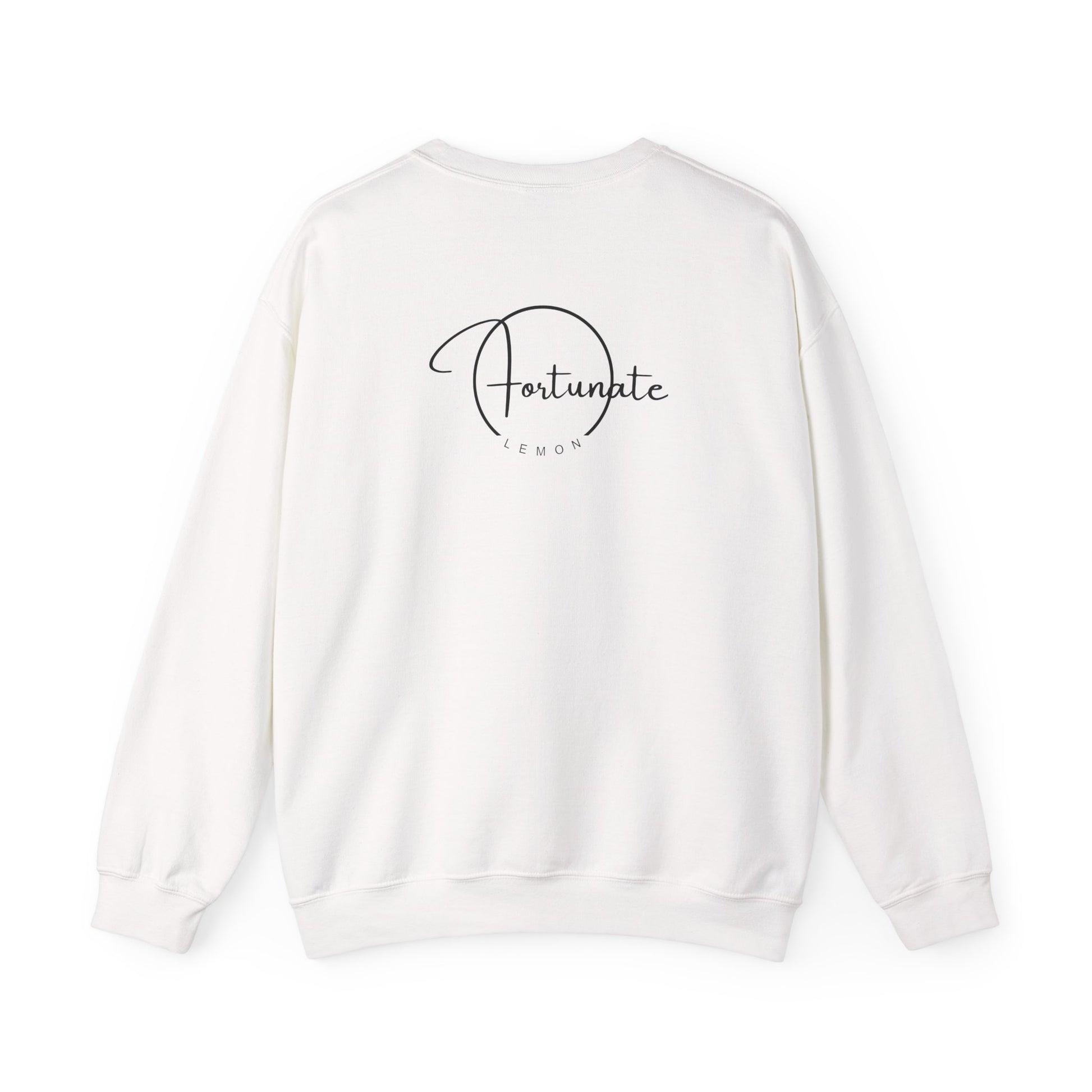 Grateful AF Crewneck Sweatshirt — Minimalist Thankful Graphic Pullover - Fortunate Lemon Shop