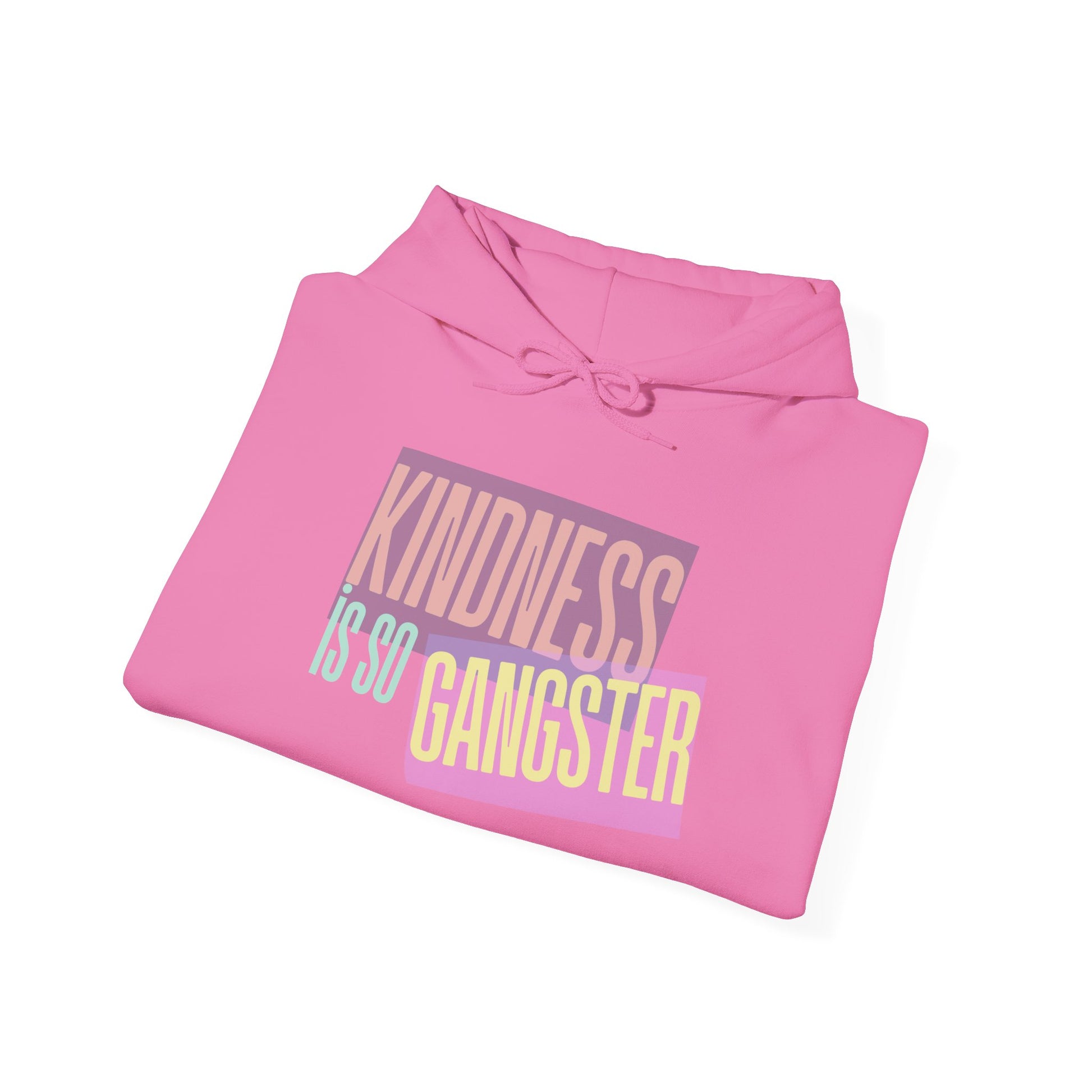 Kindness Is So Gangster Hoodie — Positive Message Pullover - Fortunate Lemon Shop