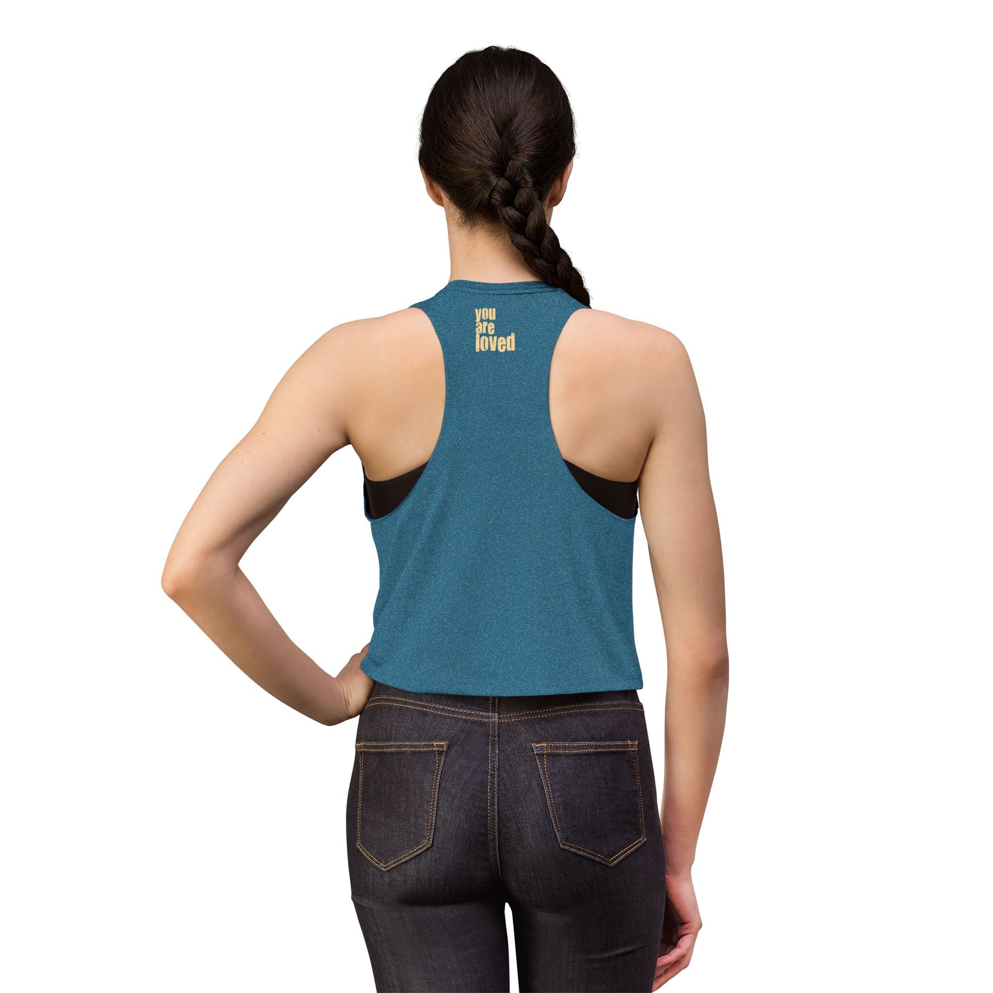 Crop Top — "Follow Your Bliss" Motivational Women's Crop Top - Fortunate Lemon Shop