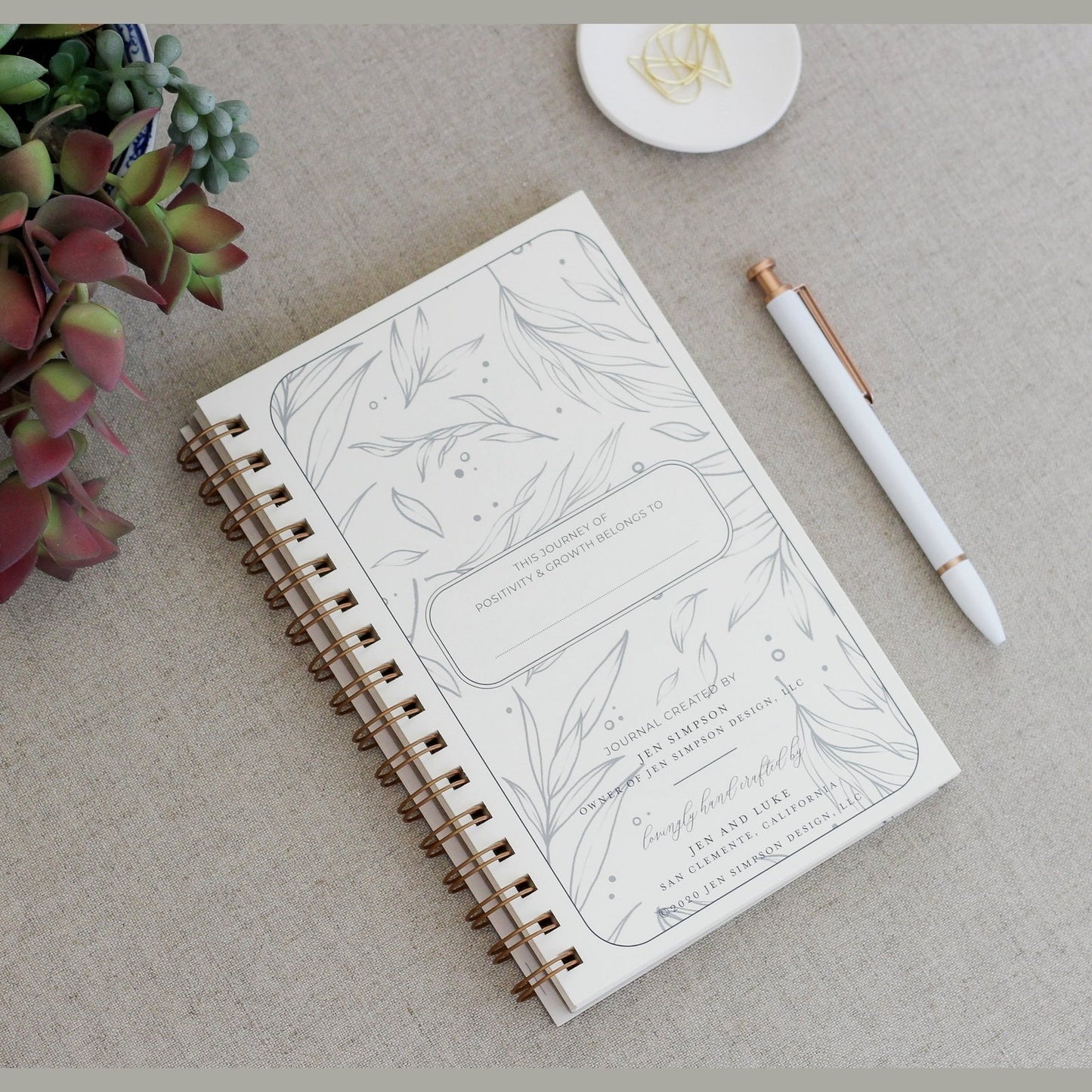 Flourish // Wellness Journal - Fortunate Lemon Shop