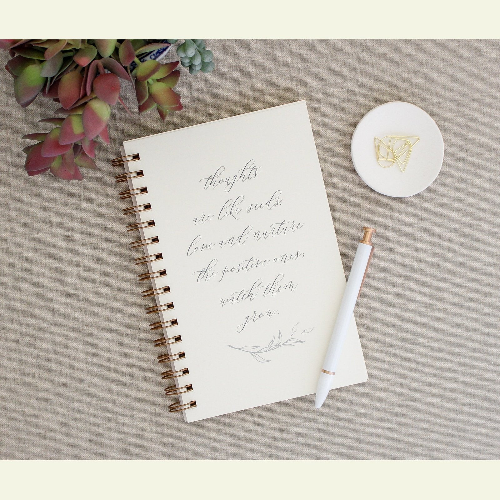 Flourish // Wellness Journal - Fortunate Lemon Shop