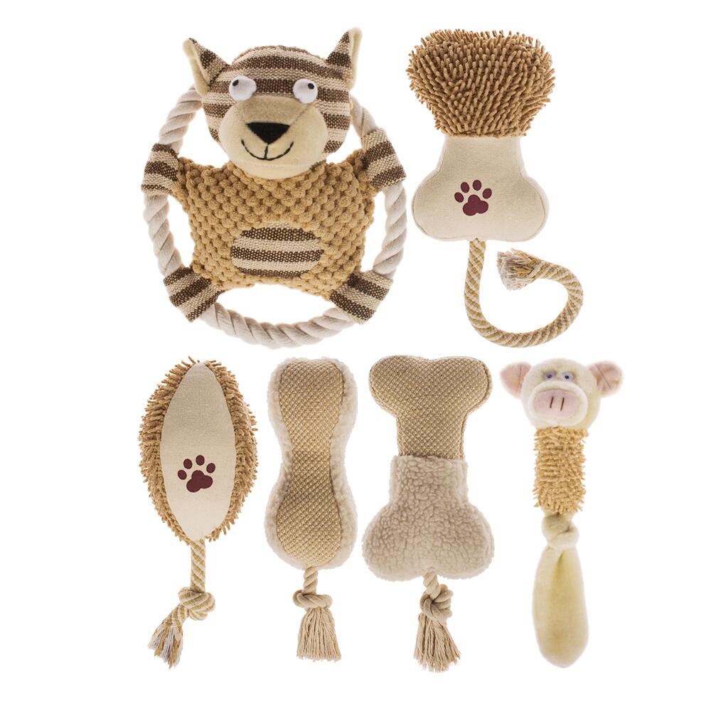Plush Dog Toy Set