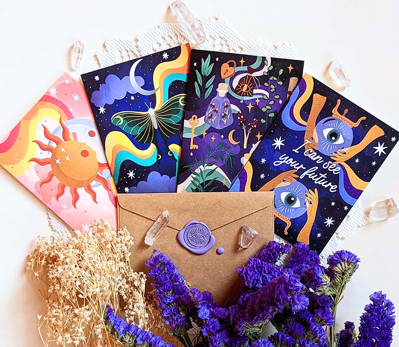 Magical Memos Greeting Cards | Goddess Provisions - Fortunate Lemon Shop