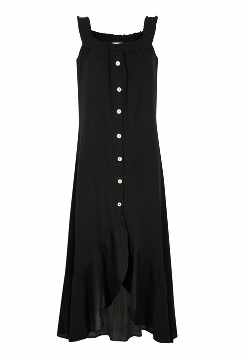 MALIBU MAXI DRESS - BLACK - Fortunate Lemon Shop