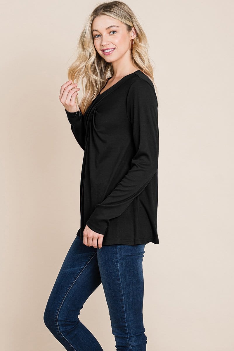 Fold knotted Twist Sweatshirts - Fortunate Lemon Shop