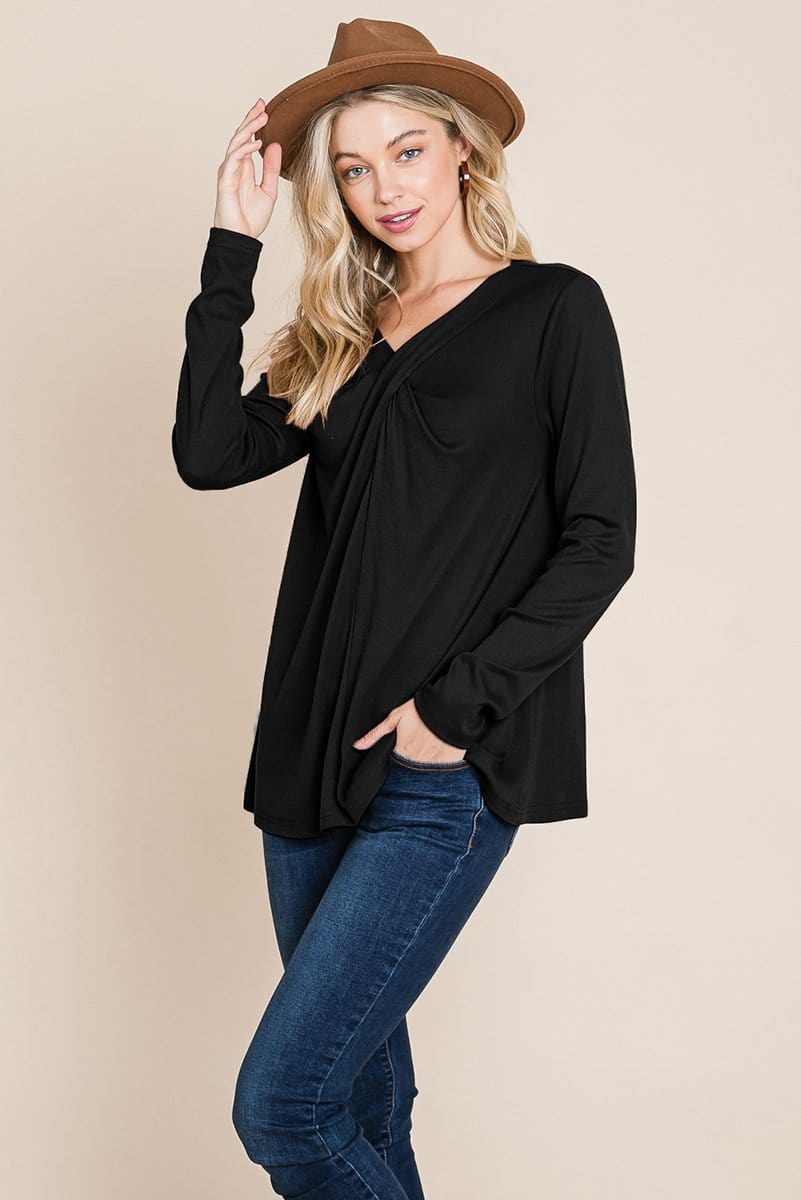 Fold knotted Twist Sweatshirts - Fortunate Lemon Shop