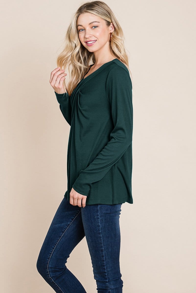 Fold knotted Twist Sweatshirts - Fortunate Lemon Shop