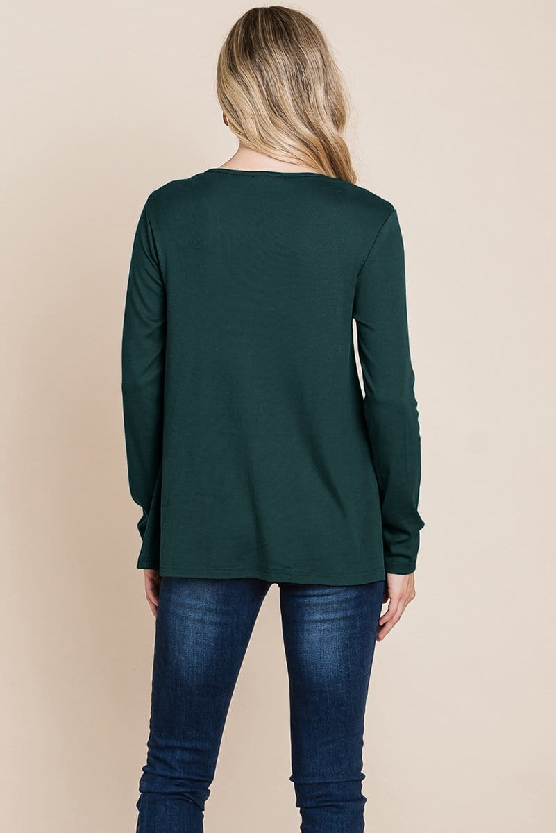 Fold knotted Twist Sweatshirts - Fortunate Lemon Shop