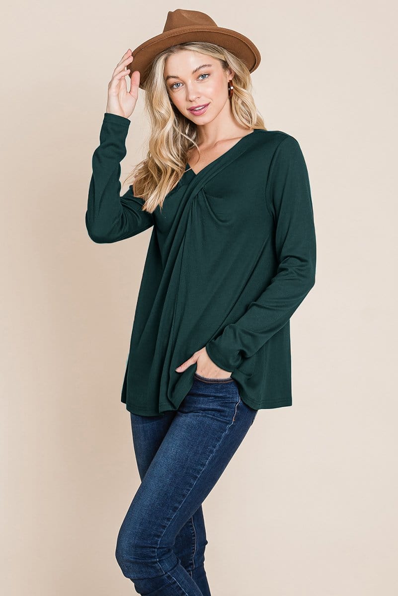 Fold knotted Twist Sweatshirts - Fortunate Lemon Shop