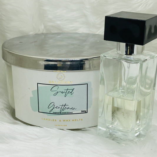 Suited Gentleman scented candle (Dupe) 14oz - Fortunate Lemon Shop