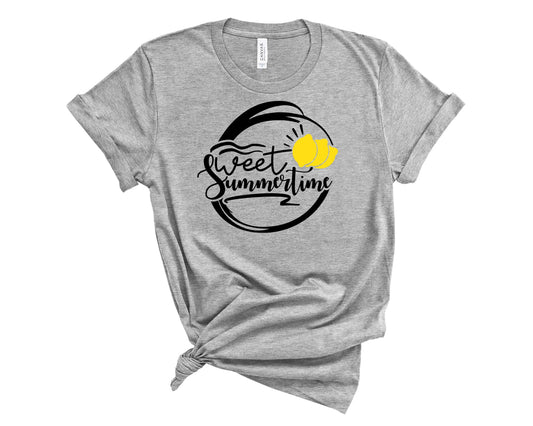 Sweet Summertime Lemon - Graphic Tee - Fortunate Lemon Shop