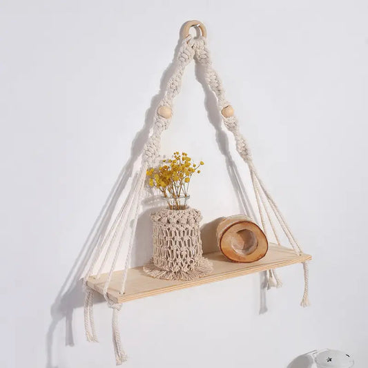 Cotton Rope Wall Tapestry Plant Holder - Fortunate Lemon Shop