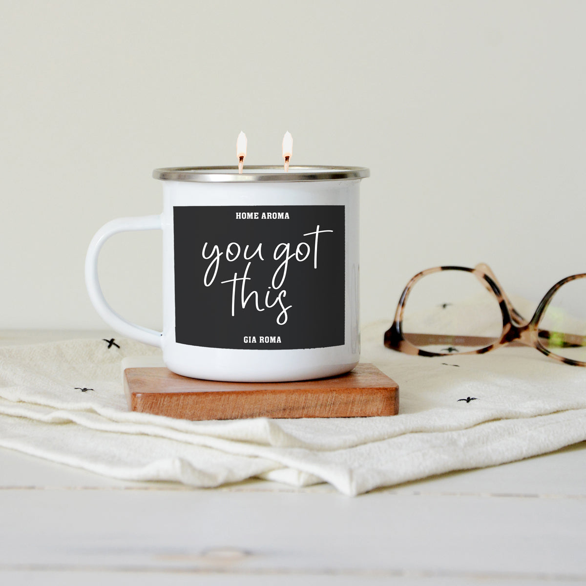 Reusable 16oz Candle Mug - Fortunate Lemon Shop