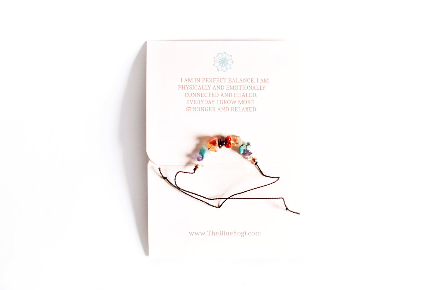 Chakra Balance crystal bracelet/anklet Eco friendly and Sustainable - Fortunate Lemon Shop
