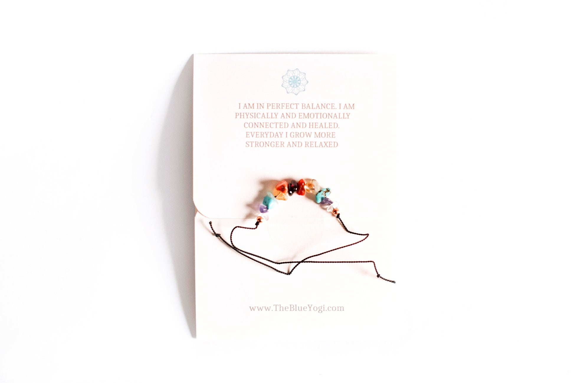 Chakra Balance crystal bracelet/anklet Eco friendly and Sustainable - Fortunate Lemon Shop