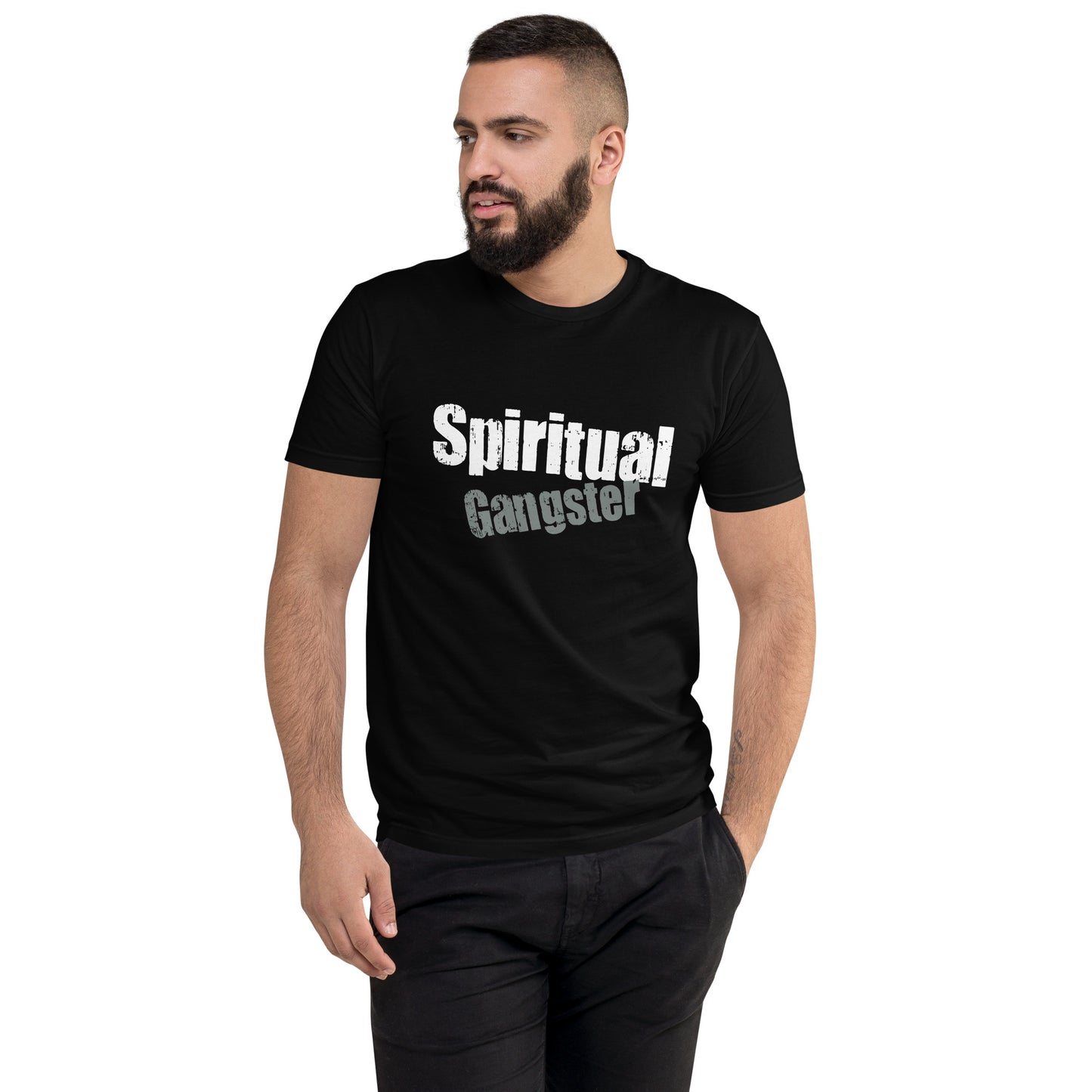 Spiritual Gangster Short Sleeve T-shirt Black