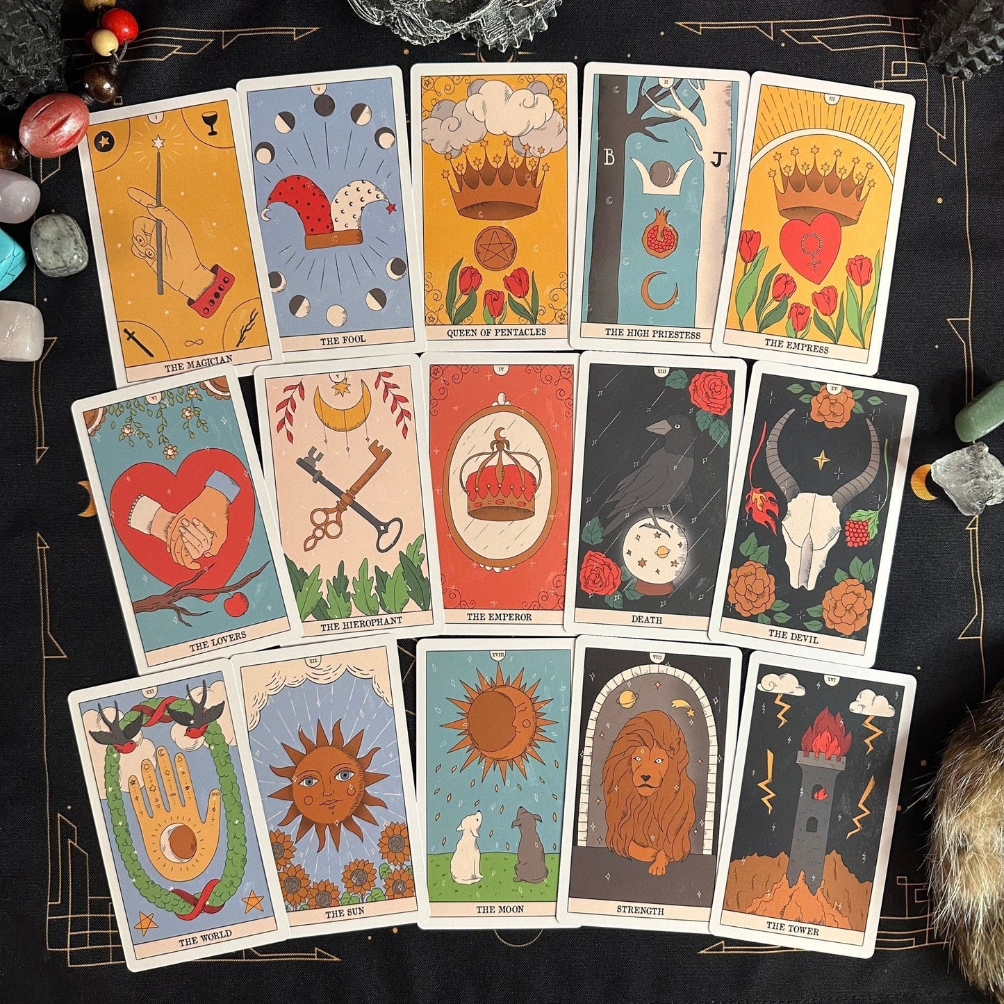 Moon Magic Tarot Cards - Fortunate Lemon Shop