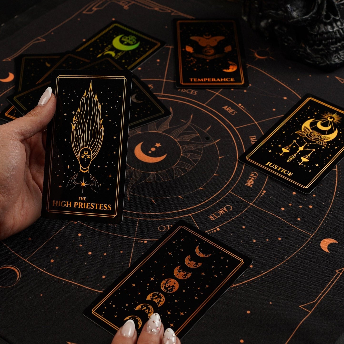 Moonlight Tarot Cards Gold Rainbow Foil - Fortunate Lemon Shop