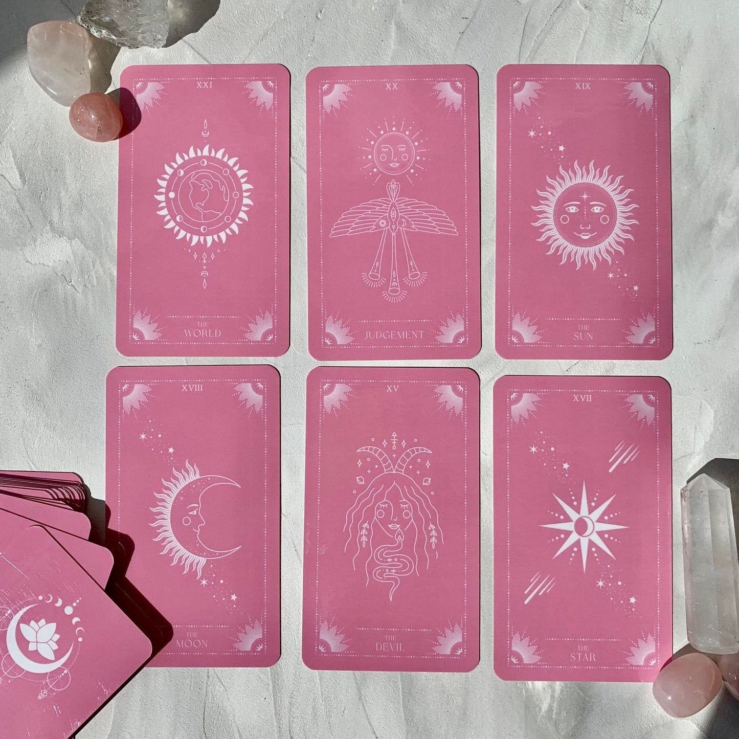 Pink Moon Tarot Cards - Fortunate Lemon Shop