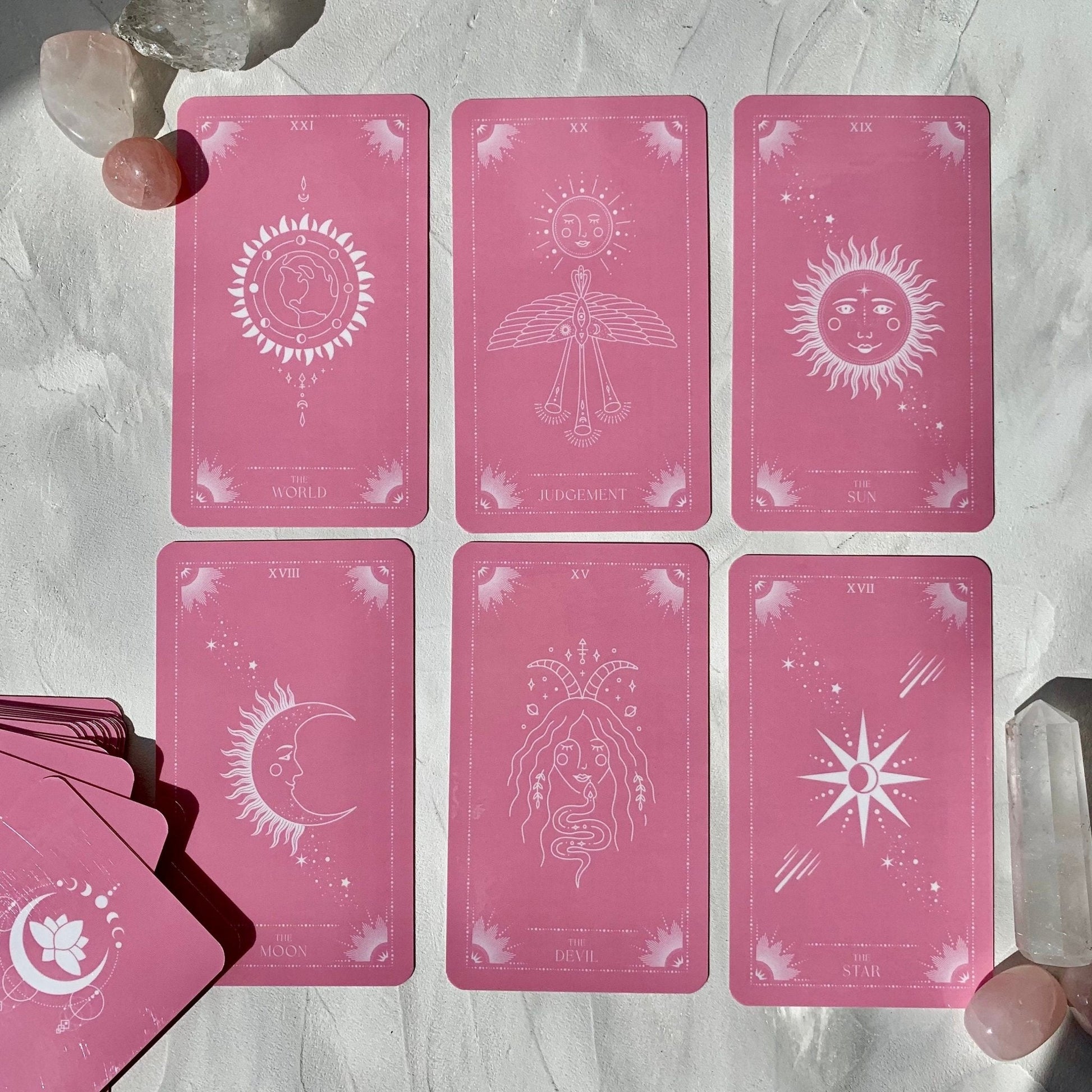 Pink Moon Tarot Cards - Fortunate Lemon Shop