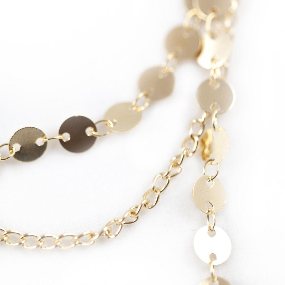 Three Layer Lariat Necklace - Fortunate Lemon Shop