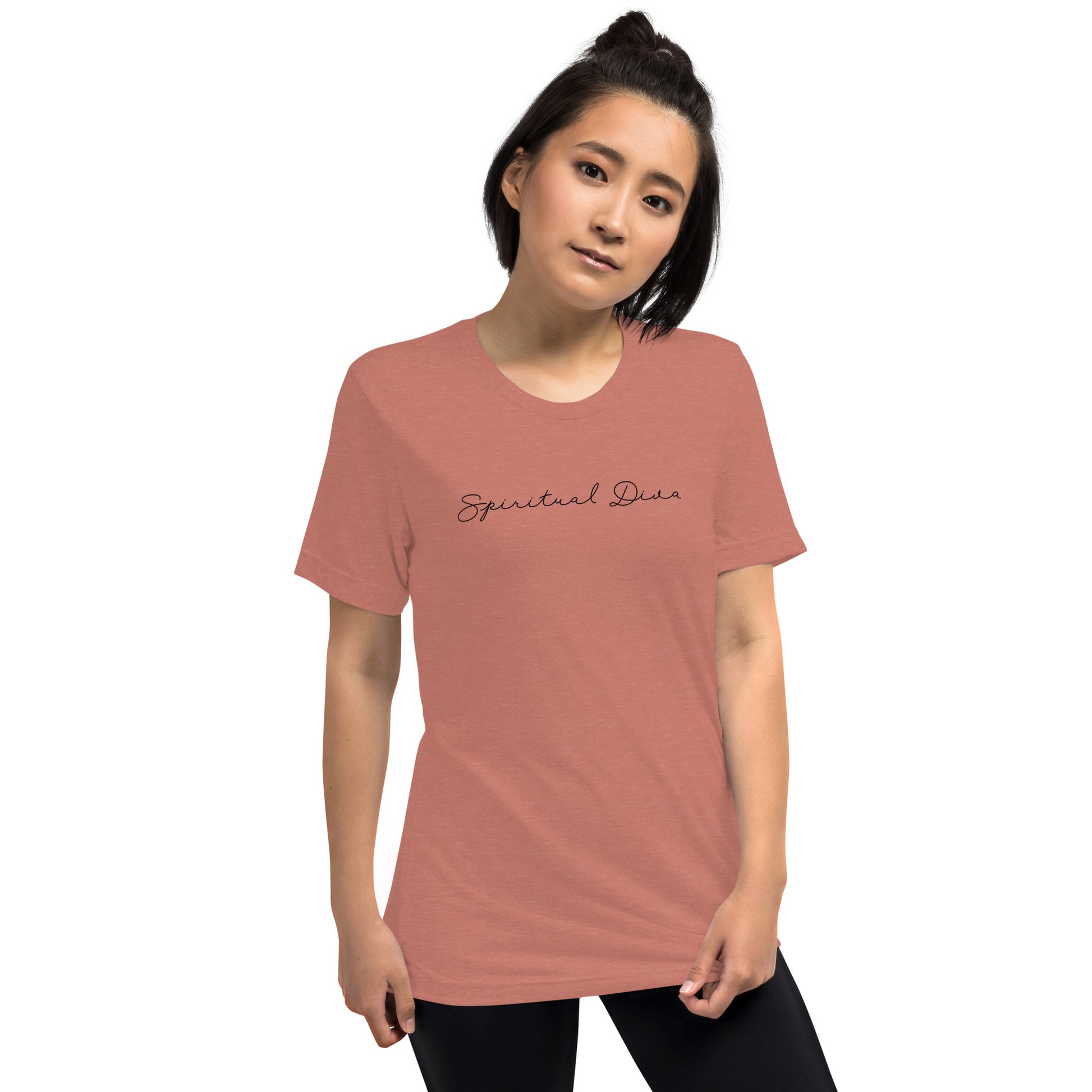 Spiritual Diva Short sleeve t-shirt Mauve Triblend