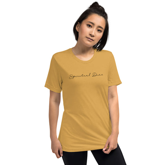 Spiritual Diva Short sleeve t-shirt Mustard Triblend