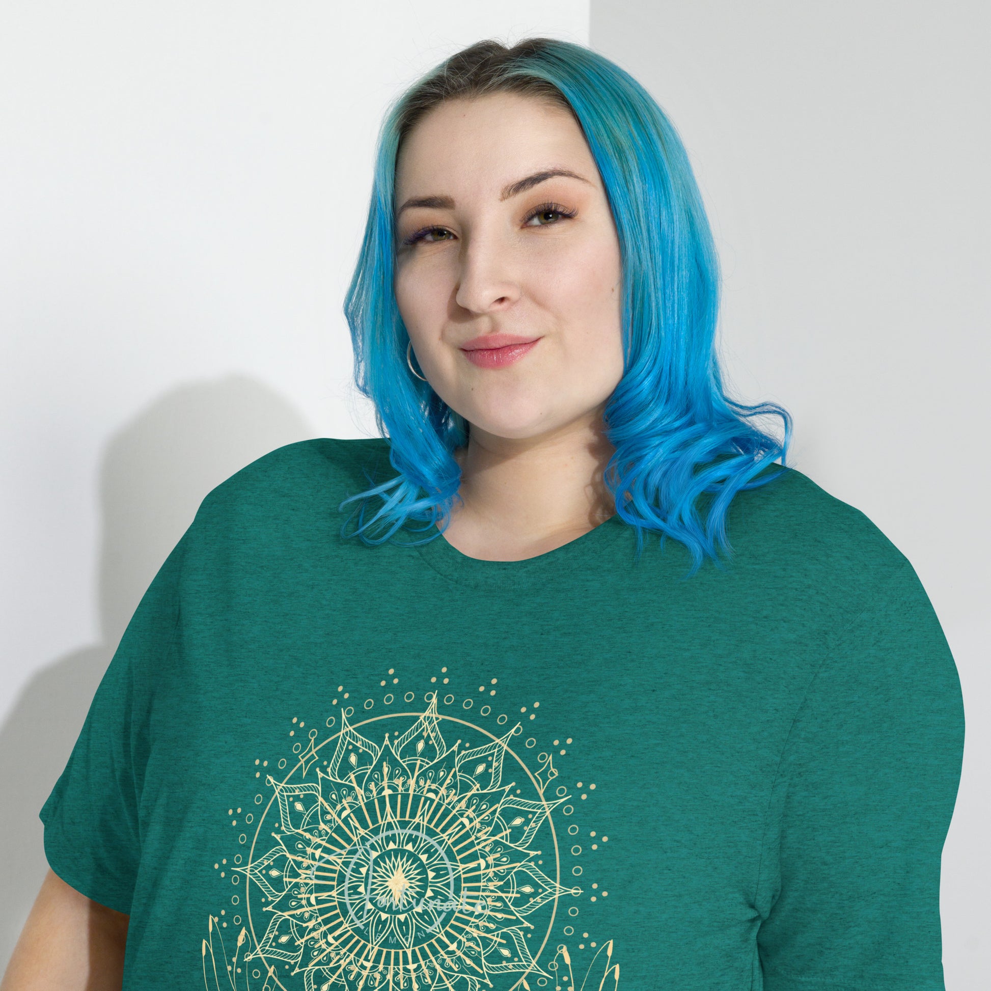 Glow Short sleeve t-shirt Teal Triblend