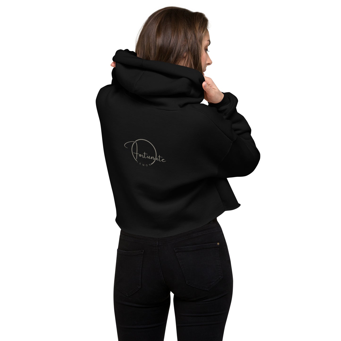 Moon and Sun Crop Hoodie
