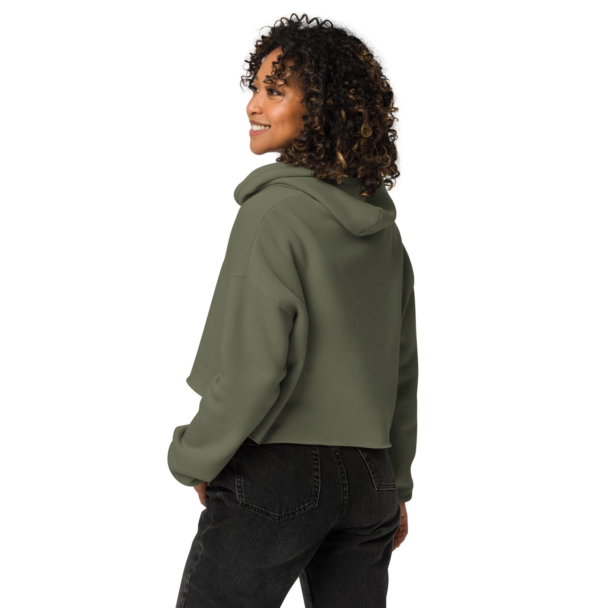 You are Loved Crop Hoodie