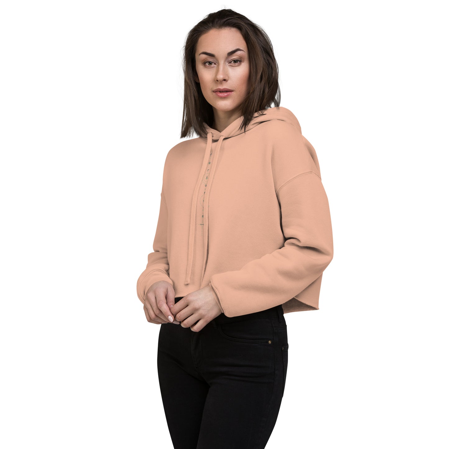 Moon and Sun Crop Hoodie