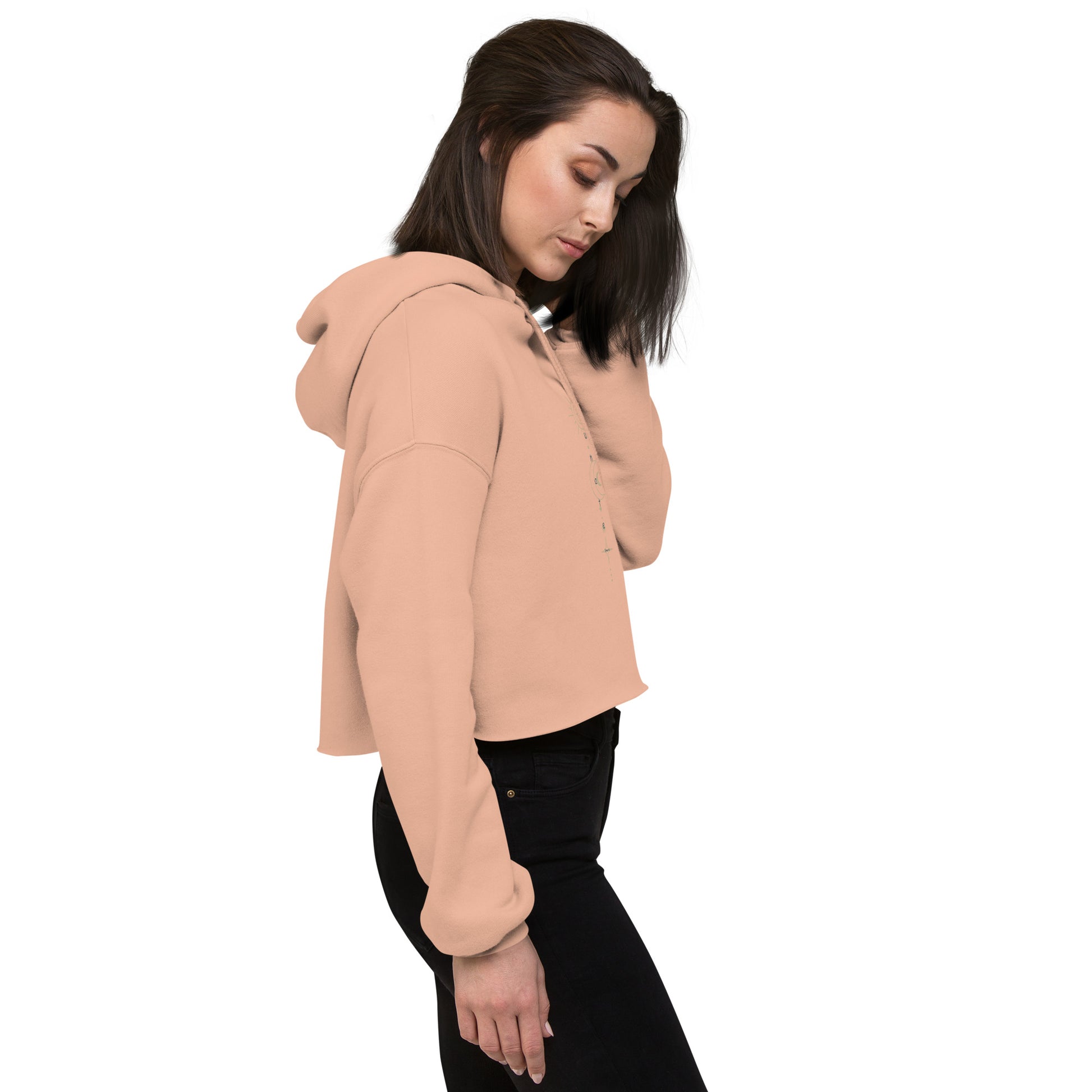 Moon and Sun Crop Hoodie