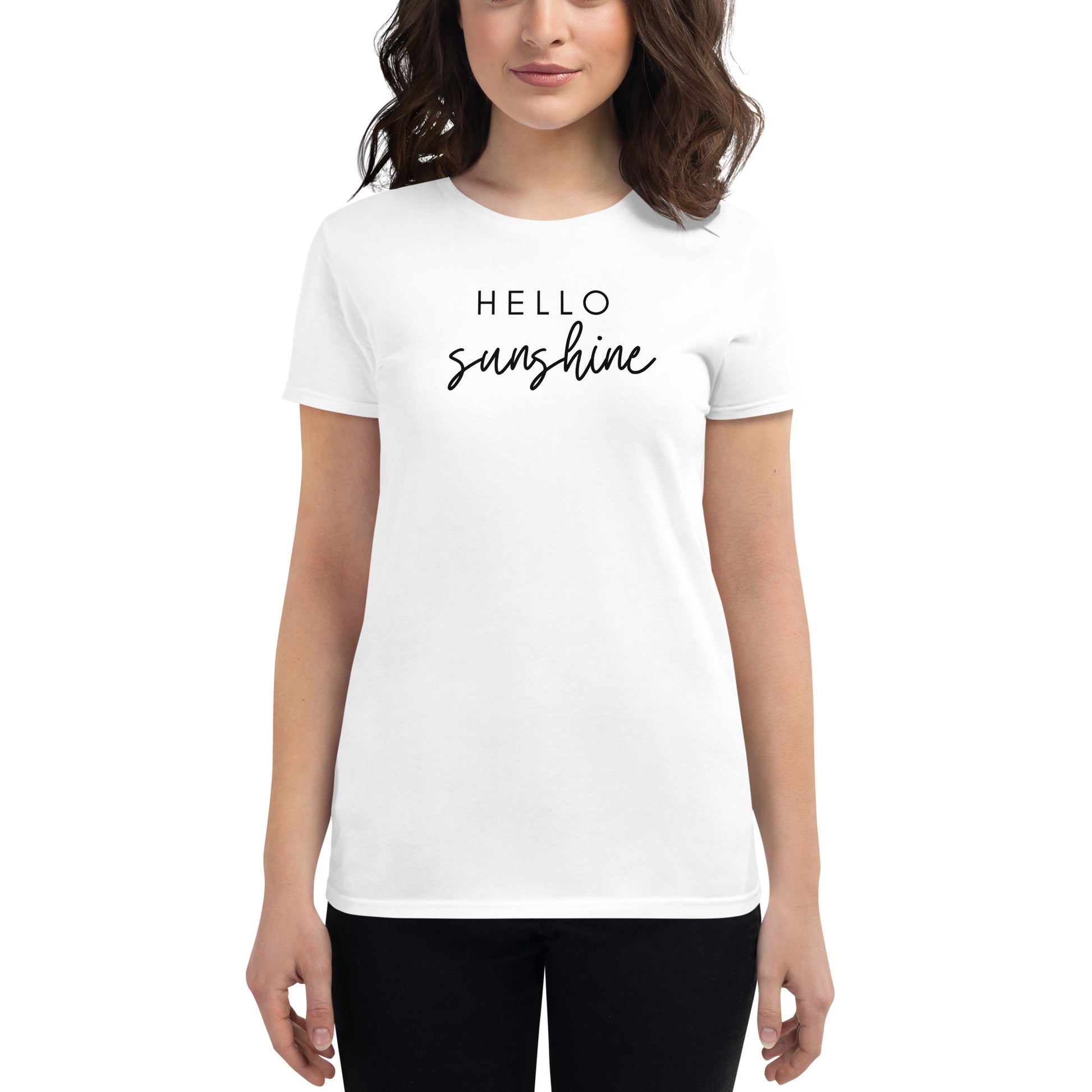 Hello Sunshine short sleeve t-shirt - Fortunate Lemon Shop