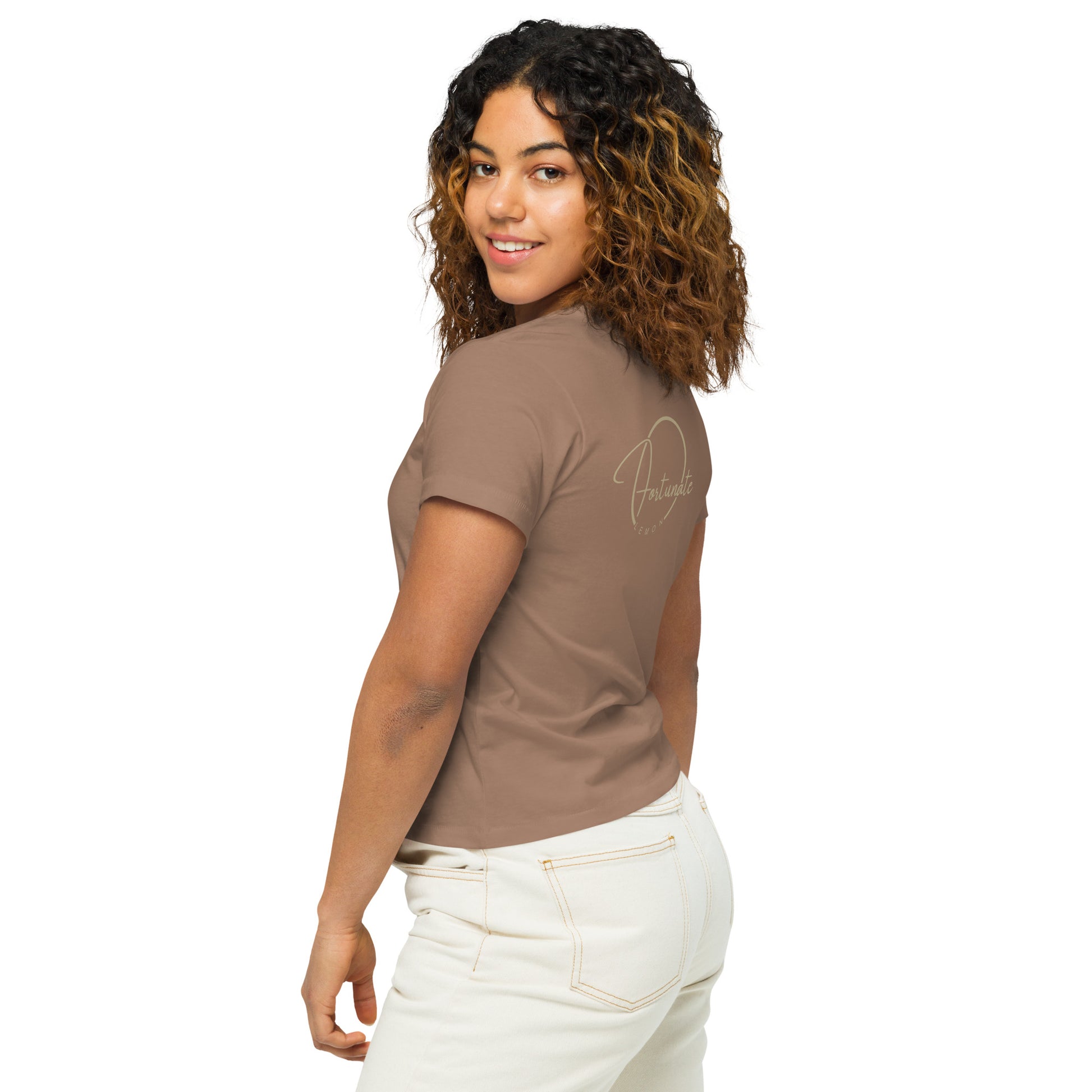 You are Loved high-waisted t-shirt