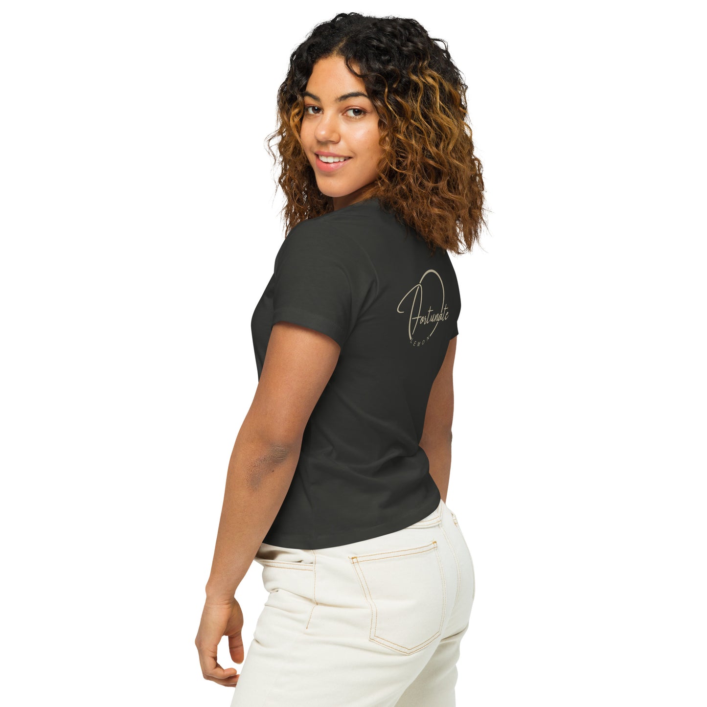 You are Loved high-waisted t-shirt