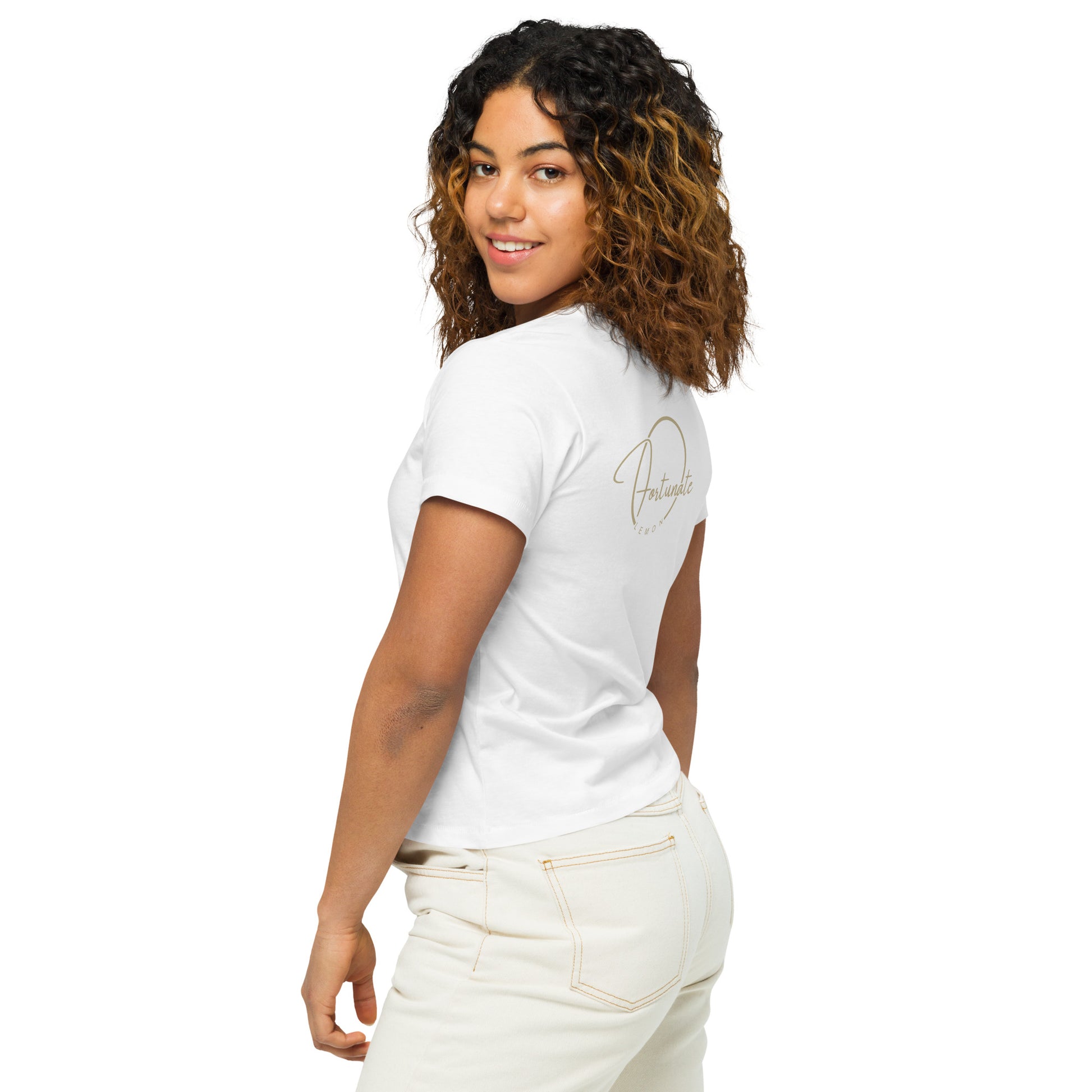 You are Loved high-waisted t-shirt