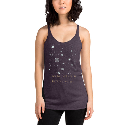 Look to the Stars Racerback Tank - Fortunate Lemon Shop