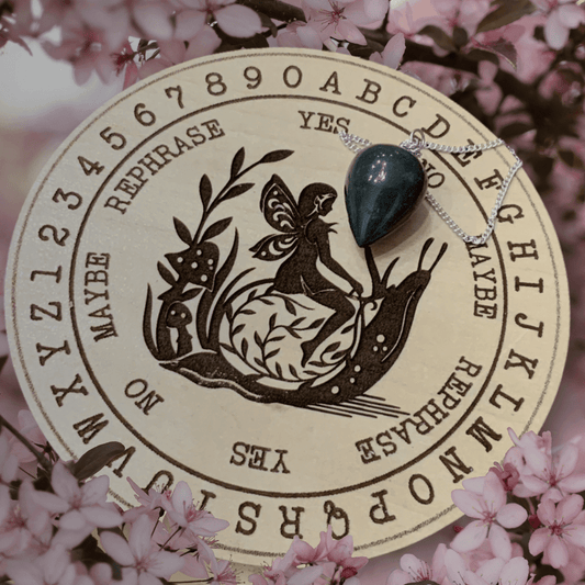 Fairy Pendulum Board with Intuitively Chosen Pendulum - Fortunate Lemon Shop