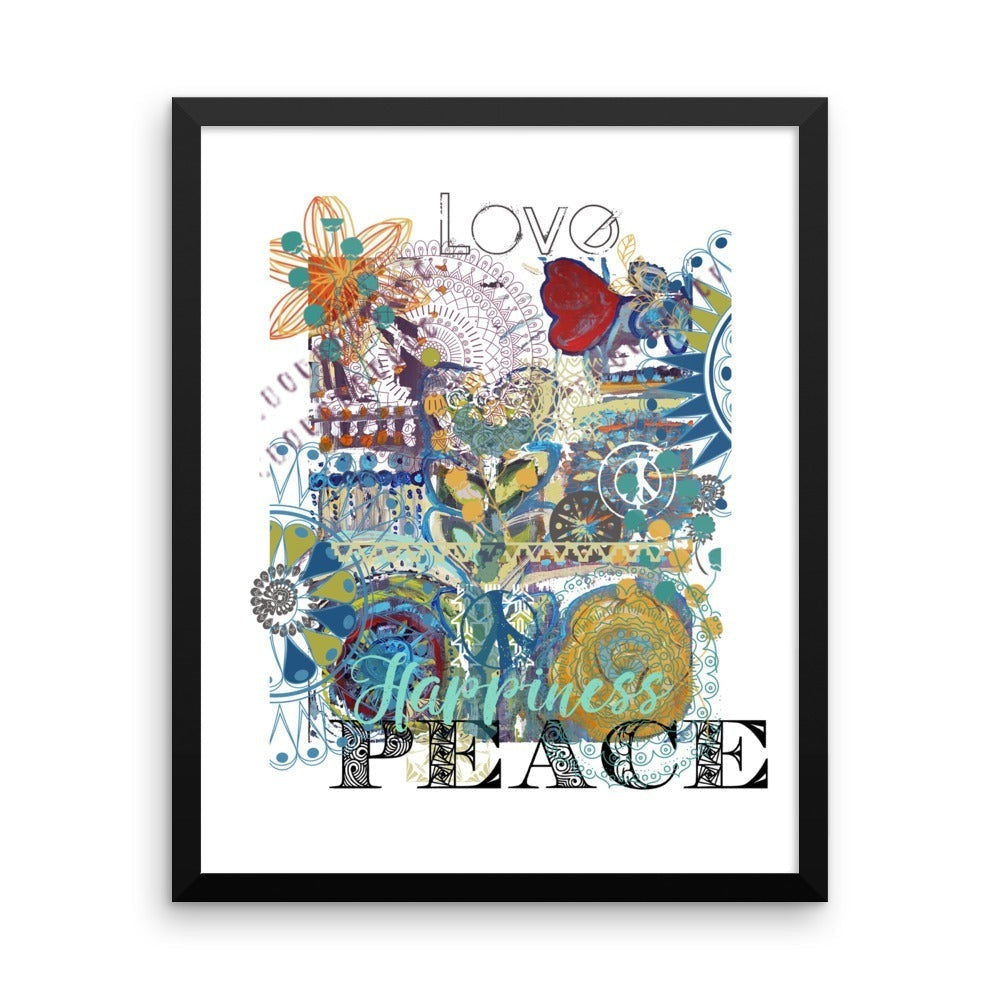 Peace Framed Poster - Fortunate Lemon Shop